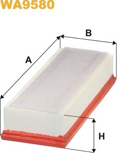 WIX Filters WA9580 - Filtro aria www.autoricambi360.it