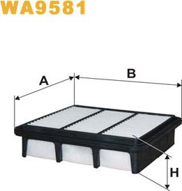 WIX Filters WA9581 - Filtro aria www.autoricambi360.it