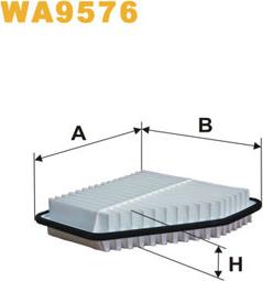WIX Filters WA9576 - Filtro aria www.autoricambi360.it
