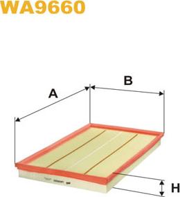 WIX Filters WA9660 - Filtro aria www.autoricambi360.it