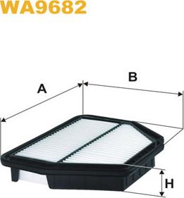 WIX Filters WA9682 - Filtro aria www.autoricambi360.it
