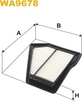 WIX Filters WA9678 - Filtro aria www.autoricambi360.it
