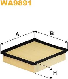 WIX Filters WA9891 - Filtro aria www.autoricambi360.it
