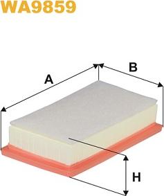 WIX Filters WA9859 - Filtro aria www.autoricambi360.it