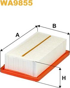 WIX Filters WA9855 - Filtro aria www.autoricambi360.it