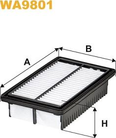 WIX Filters WA9801 - Filtro aria www.autoricambi360.it