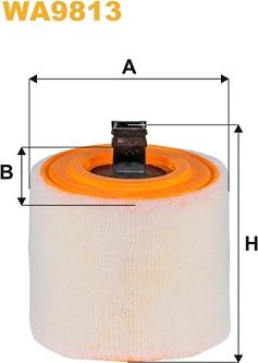 WIX Filters WA9813 - Filtro aria www.autoricambi360.it