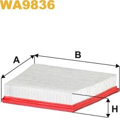 WIX Filters WA9836 - Filtro aria www.autoricambi360.it