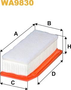 WIX Filters WA9830 - Filtro aria www.autoricambi360.it