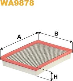 WIX Filters WA9878 - Filtro aria www.autoricambi360.it