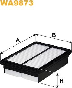 WIX Filters WA9873 - Filtro aria www.autoricambi360.it