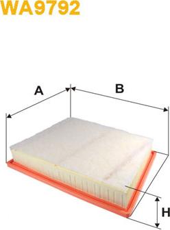 WIX Filters WA9792 - Filtro aria www.autoricambi360.it