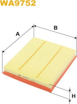 WIX Filters WA9752 - Filtro aria www.autoricambi360.it