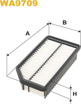 WIX Filters WA9709 - Filtro aria www.autoricambi360.it