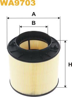 WIX Filters WA9703 - Filtro aria www.autoricambi360.it