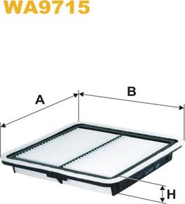 WIX Filters WA9715 - Filtro aria www.autoricambi360.it