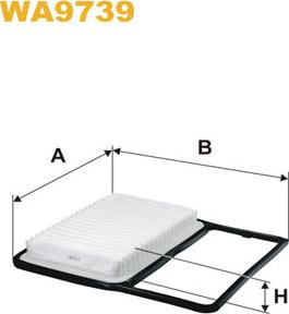 WIX Filters WA9739 - Filtro aria www.autoricambi360.it