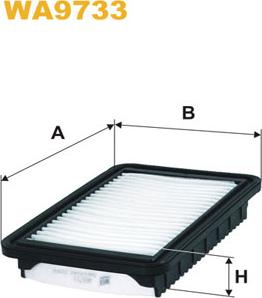 WIX Filters WA9733 - Filtro aria www.autoricambi360.it