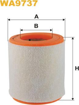 WIX Filters WA9737 - Filtro aria www.autoricambi360.it