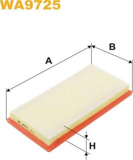 WIX Filters WA9725 - Filtro aria www.autoricambi360.it