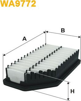 WIX Filters WA9772 - Filtro aria www.autoricambi360.it