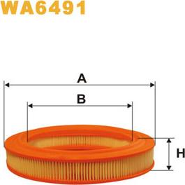 WIX Filters WA6491 - Filtro aria www.autoricambi360.it