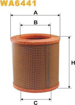 WIX Filters WA6441 - Filtro aria www.autoricambi360.it
