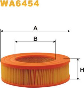 WIX Filters WA6454 - Filtro aria www.autoricambi360.it
