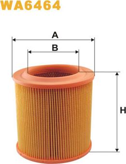 WIX Filters WA6464 - Filtro aria www.autoricambi360.it