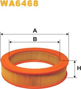 WIX Filters WA6468 - Filtro aria www.autoricambi360.it