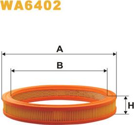 WIX Filters WA6402 - Filtro aria www.autoricambi360.it