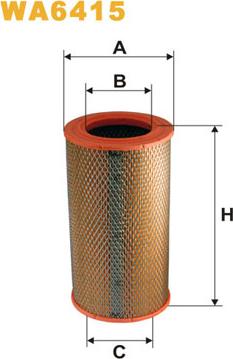 WIX Filters WA6415 - Filtro aria www.autoricambi360.it