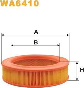 WIX Filters WA6410 - Filtro aria www.autoricambi360.it