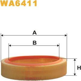 WIX Filters WA6411 - Filtro aria www.autoricambi360.it