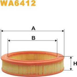 WIX Filters WA6412 - Filtro aria www.autoricambi360.it