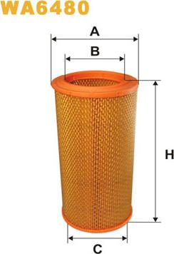 WIX Filters WA6480 - Filtro aria www.autoricambi360.it