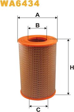 WIX Filters WA6434 - Filtro aria www.autoricambi360.it