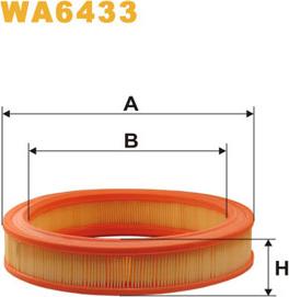 WIX Filters WA6433 - Filtro aria www.autoricambi360.it