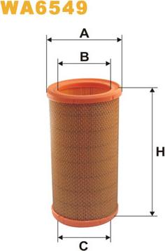 WIX Filters WA6549 - Filtro aria www.autoricambi360.it