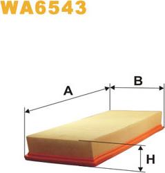 WIX Filters WA6543 - Filtro aria www.autoricambi360.it