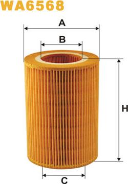 WIX Filters WA6568 - Filtro aria www.autoricambi360.it