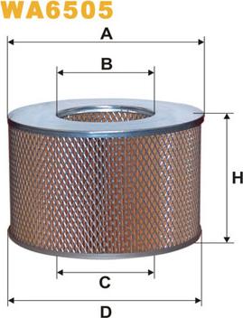 WIX Filters WA6505 - Filtro aria www.autoricambi360.it