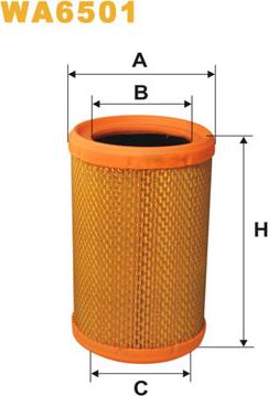 WIX Filters WA6501 - Filtro aria www.autoricambi360.it