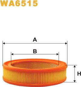 WIX Filters WA6515 - Filtro aria www.autoricambi360.it