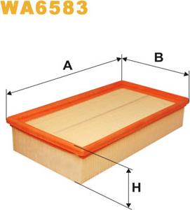 WIX Filters WA6583 - Filtro aria www.autoricambi360.it