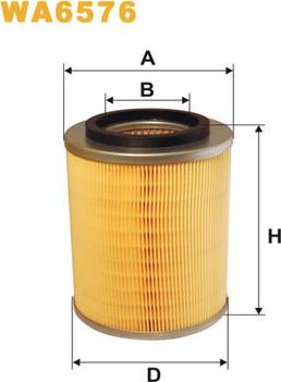 WIX Filters WA6576 - Filtro aria www.autoricambi360.it