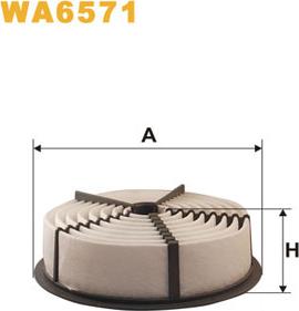 WIX Filters WA6571 - Filtro aria www.autoricambi360.it