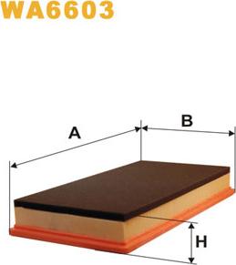 WIX Filters WA6603 - Filtro aria www.autoricambi360.it