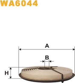 WIX Filters WA6044 - Filtro aria www.autoricambi360.it