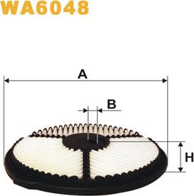 WIX Filters WA6048 - Filtro aria www.autoricambi360.it
